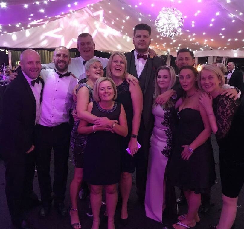 Group photo at the Pink Ball initiative