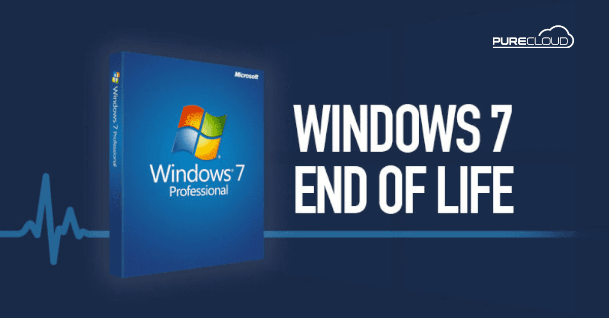 Header image showing Windows 7 Professional branding with an ‘End of Life’ message